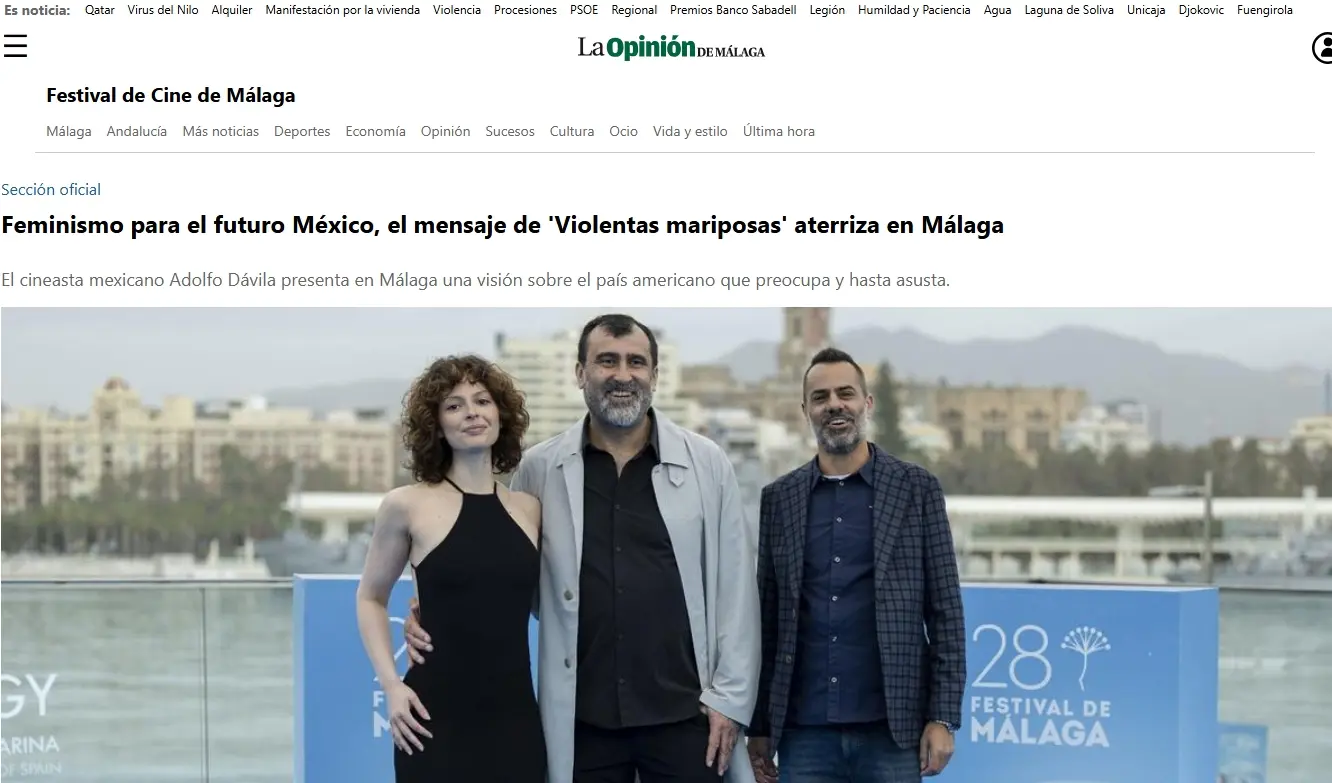 Mariposas Violentas se presenta en Málaga por Jorge Vujosevich